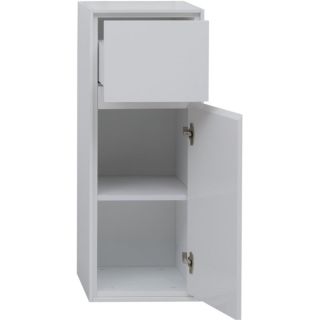 Шкаф Aquanet Милан 339954 35 см белый глянец